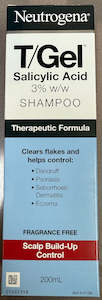Neutrogena: NEUTROGENA T/GEL THERAPEUTIC SHAMPOO 200ML