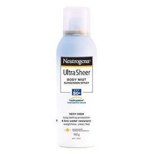NEUTROGENA ULTRA SHEER B MIST SUNSCREEN SPF50+140G
