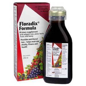 Red Seal: RED SEAL FLORADIX FLORAVITAL IRON TONIC 250ML