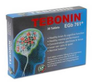 TEBONIN EGB 761 30 TABLETS
