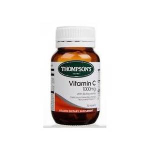 THOMPSON'S VITAMIN C 1000MG CHEWABLE 30 TABLETS