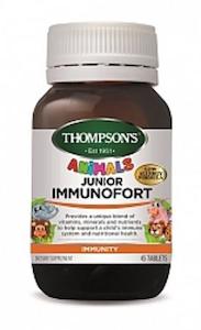 Thompsons: THOMPSON'S JUNIOR IMMUNOFORT 45 TABLETS