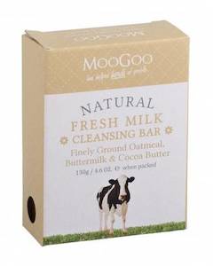 MooGoo Finely Ground Oatmeal Cleansing Bar 130g
