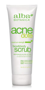 Alba Botanica acne dote face & body scrub, 227g