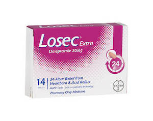 LOSEC Extra Tablets 20mg 14