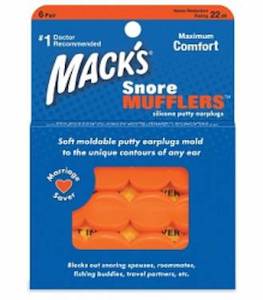 Ear Care: MACK'S Snore Mufflers Silicone - 6 Pairs
