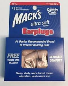 Ear Care: MACK'S Ultra Soft Foam Ear Plugs - 10 Pairs
