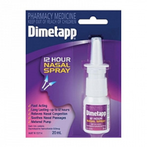 Dimetapp: Dimetapp 12 hour Nasal Spray 20ml