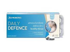 Blis Probiotics: BLIS K12 DAILY DEFENSE LOZENGES - Vanilla 30's