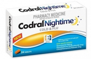 Codral: Codral Nightime Cold & Flu Tablets 24