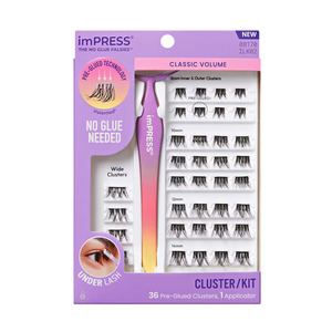 False Eyelashes: KISS imPRESS Press-On Falsies - False Lashes
