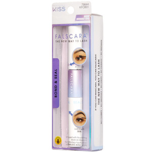 False Eyelashes: KISS Falscara Black Bond & Seal