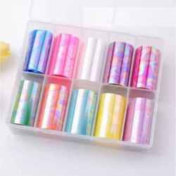 Foils: Coloured Oil Slick Transfer Foil Kit - 10pcs/pk