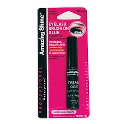 Amazing Shine: Eyelash Glue With Brush On- WaterProof & Black