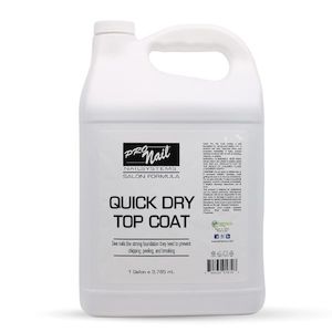 Pro Nail: Quick Dry Top Coat - 1 Gallon (3.8Ltrs)