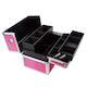 Makeup Case (Hot Pink Crocodile Pattern)
