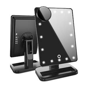 Mirrors: LED Hollywood Makeup Mirror Black - (Small)