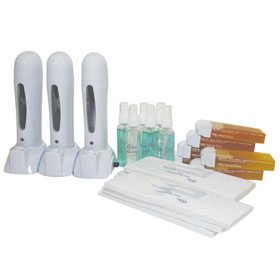 Wax: Wax Kit - Triple Roller Heater Kit