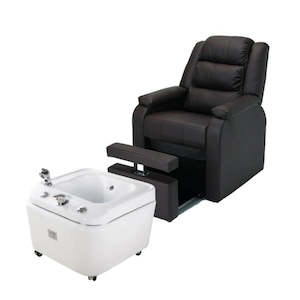 Foot Spa Tub & Pedicure Chair Combo