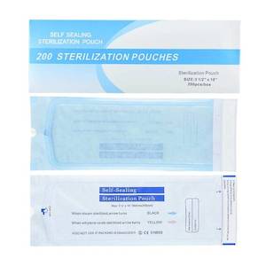 Disposables: Sterile Pouches 200pcs SMALL - 90mm x 260mm