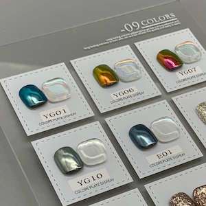 Glitters Chrome: Aurora Chrome Powders