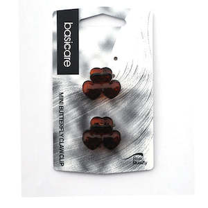 BC - Mini Heart Claw Clip,shell,2.5cm,pack of 2