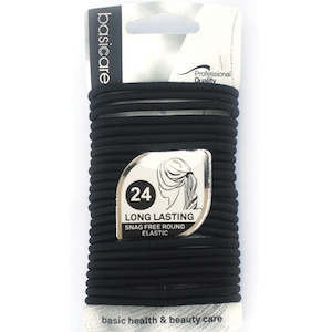 Cutting Capes Accessories: BC - 4mm Elastic,black,24pcs per pack