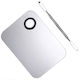 Stainless Steel Makeup Artist Palette and Spatula