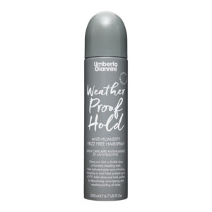 Hair Care 1: Umberto Giannini Weatherproof Hold Anti-Humidity Frizz Fix Hairspray 200ml
