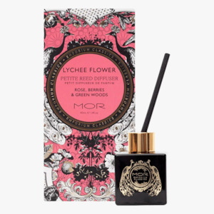 Home 1: MOR Lychee Flower Petite Reed Diffuser 40ml