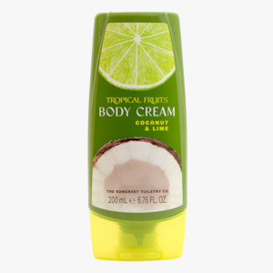 Lotions: Tropical Fruits Coconut & Lime Body Cream 200ml