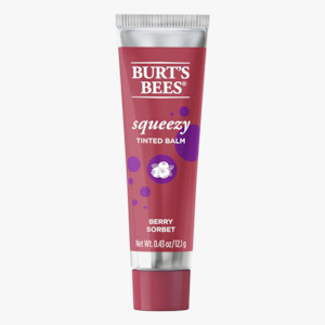 Burt's Bees Squeezy Tinted Lip Balm Berry Sorbet 12.1g