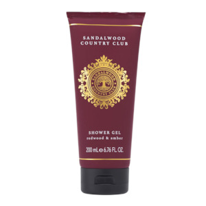 Sandalwood & Country Club Redwood & Amber Shower Gel 200ml