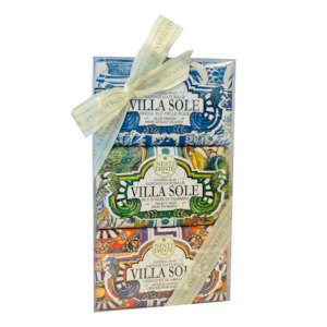 Bath Body: Nesti Dante Villa Sole Soap Set 3 x 250g