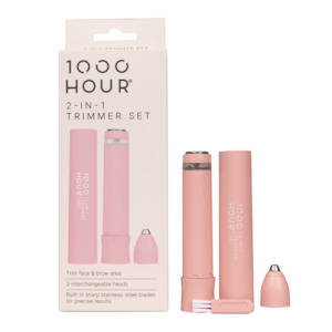 Hair Removal: 1000 Hour 2-in-1 Trimmer Set