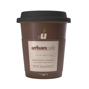 Urban Café Candle 250g & Coffee Mug Café Mocha