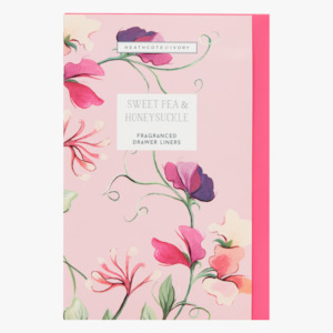 Heathcote & Ivory Sweet Pea & Honeysuckle Fragranced Drawer Liners