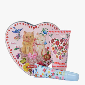 Heathcote & Ivory Nathalie Lete Hand & Lip Heart Tin