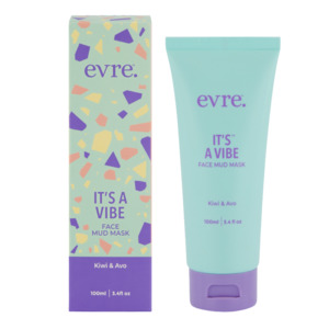 Evre It's A Vibe Kiwi & Avo Face Mud Mask 100ml