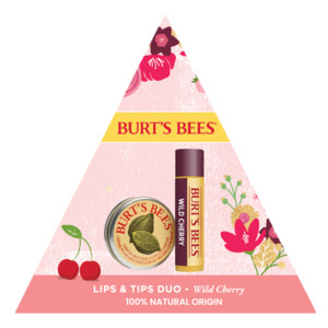 Bath Body: Burt's Bees Lips & Tips Duo Wild Cherry