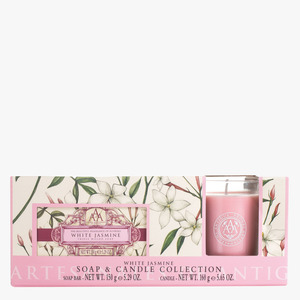 Bath Body: AAA White Jasmine Soap & Candle Set