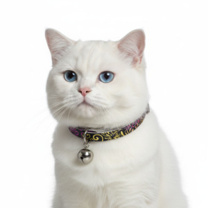 Splash Cat Collar with Safety - Black