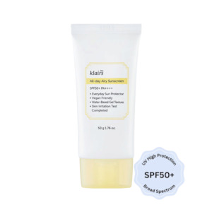 Sunscreen: All-day Airy Sun Cream SPF 50+ Broad Spectrum