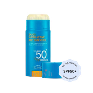 Scinic: Enjoy Super Active Airy Sun Stick SPF50+ Broad Spectrum