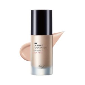 The Face: fmgt Ink Lasting Foundation Slim Fit EX [#V201 Apricot Beige]