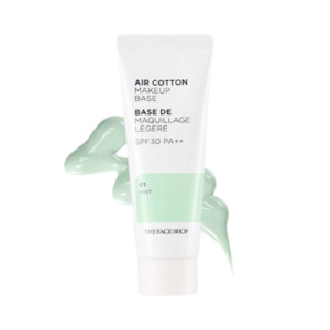 The Face: Air Cotton Makeup Base [#01 Mint]