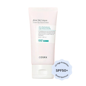 Cosrx: Aloe 54.2 Aqua Tone-Up Sun Cream SPF50+ Broad Spectrum