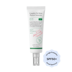Complete No-Stress Physical Sun Cream SPF50+ Broad Spectrum