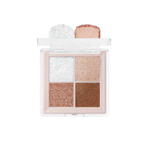 Clio: TWINKLE POP Pearl Flex Glitter Eye Palette [#02 Hey Brown]