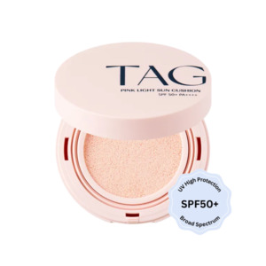 Too Cool For School: TAG Pink Light Sun Cushion SPF50+ PA+